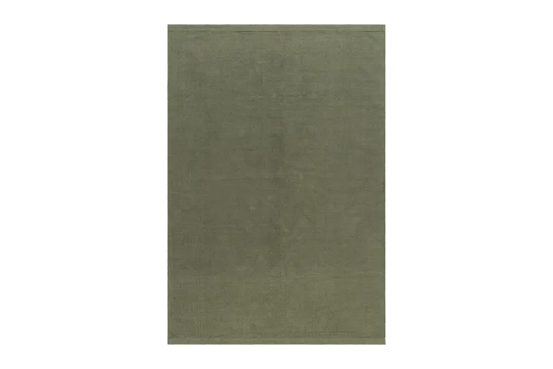 Fujiko Bomuldstæppe 200x300 cm - Mørkegrøn - Tekstiler - Tæpper - Moderne tæppe - Bomuldstæpper