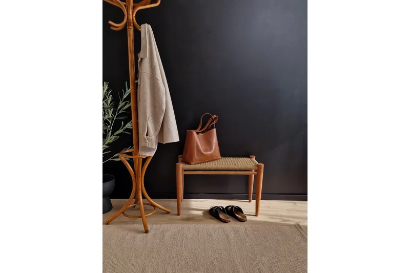 Fujiko Bomuldstæppe 300x400 cm - Linnedbeige - Tekstiler - Tæpper - Moderne tæppe - Bomuldstæpper