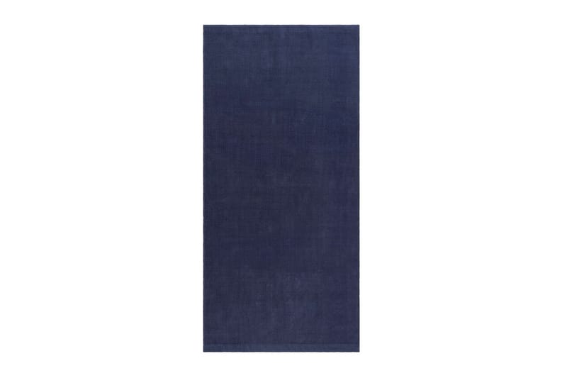 Fujiko Bomuldstæppe 75x150 cm - Blå - Tekstiler - Tæpper - Moderne tæppe - Bomuldstæpper
