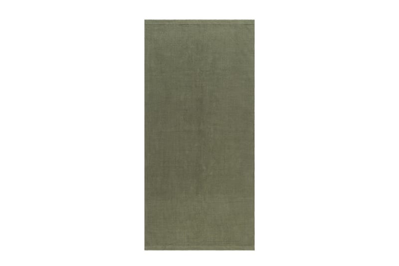 Fujiko Bomuldstæppe 75x150 cm - Mørkegrøn - Tekstiler - Tæpper - Moderne tæppe - Bomuldstæpper