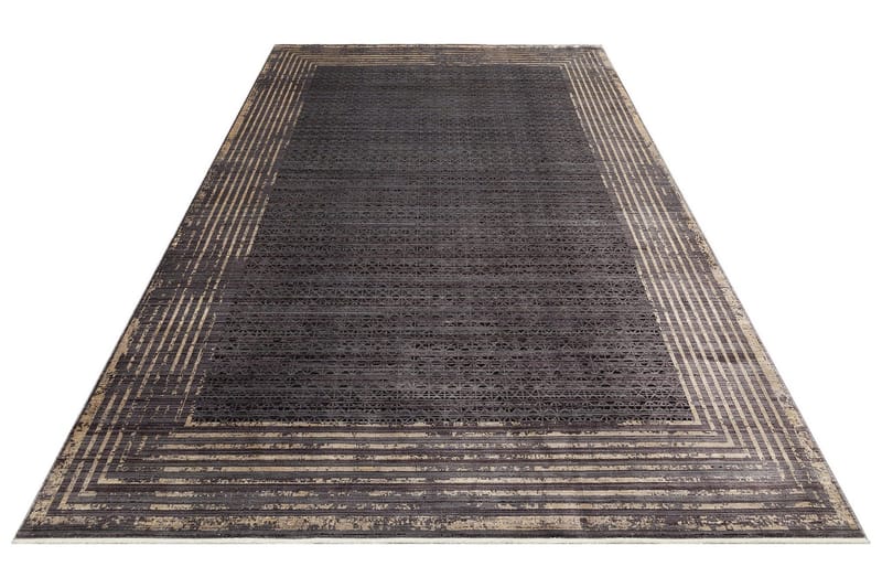 Mhl Løber 100x300 cm Rektangulær, Antracit/Guld