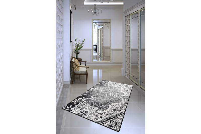 Adalee Entrémåtte 100x300 cm - Flerfarvet/Velour - Tekstiler - Tæpper - Moderne tæppe - Gangmåtter