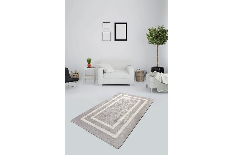 Argentu Entrémåtte 100x300 cm - Flerfarvet/Velour - Tekstiler - Tæpper - Moderne tæppe - Gangmåtter