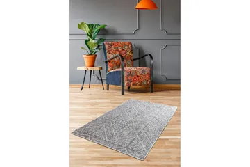 Assaggie Entrémåtte 100x300 cm - Grå/Velour - Tekstiler - Tæpper - Moderne tæppe - Gangmåtter
