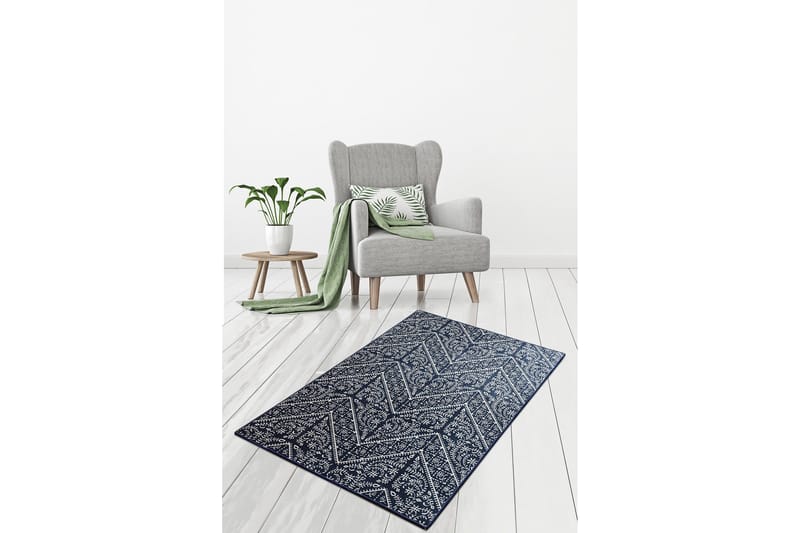 Assaggie Entrémåtte 80x300 cm - Flerfarvet/Velour - Tekstiler - Tæpper - Moderne tæppe - Gangmåtter