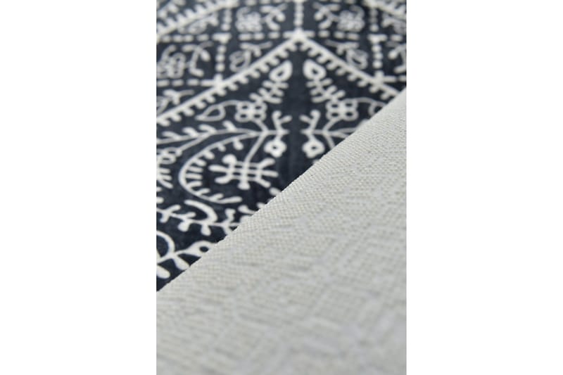 Assaggie Entrémåtte 80x300 cm - Sort/Velour - Tekstiler - Tæpper - Moderne tæppe - Gangmåtter