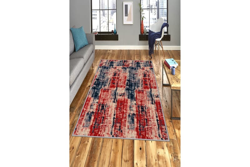 Bedriye Entrémåtte 100x300 cm - Flerfarvet - Tekstiler - Tæpper - Moderne tæppe - Gangmåtter