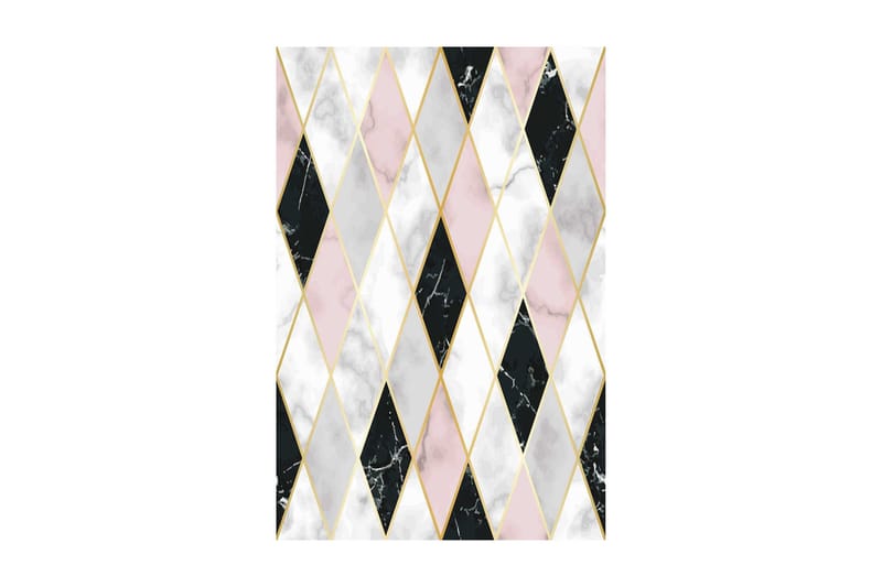 Bedriye Entrémåtte 100x300 cm, Flerfarvet