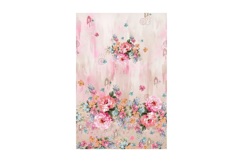 Bedriye Entrémåtte 100x300 cm, Flerfarvet