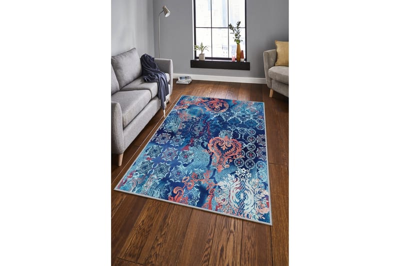 Bedriye Entrémåtte 100x300 cm - Flerfarvet - Tekstiler - Tæpper - Moderne tæppe - Gangmåtter