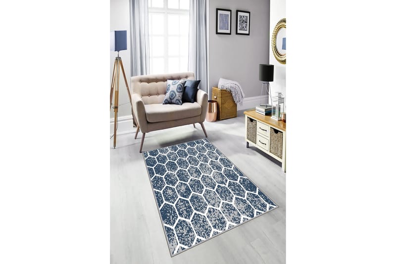 Bedriye Entrémåtte 80x300 cm - Flerfarvet - Tekstiler - Tæpper - Moderne tæppe - Gangmåtter