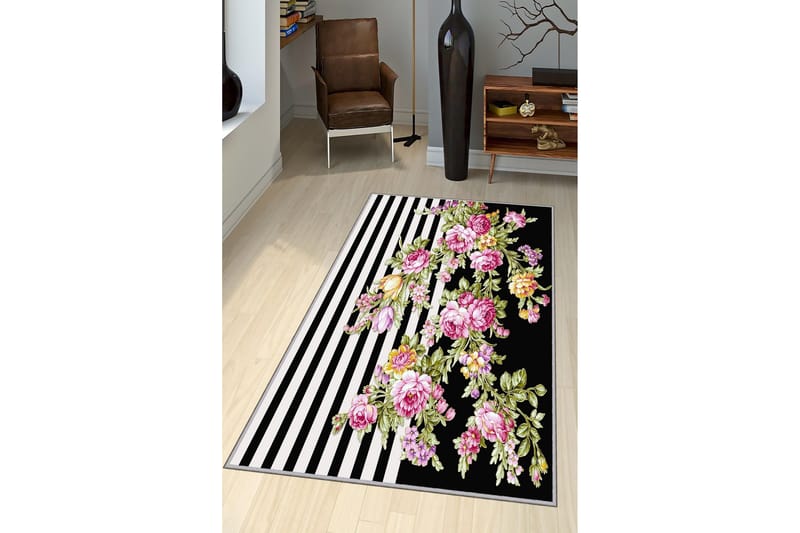 Bedriye Entrémåtte 80x300 cm - Flerfarvet - Tekstiler - Tæpper - Moderne tæppe - Gangmåtter