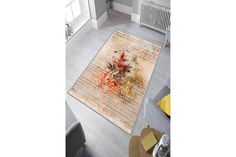 Bedriye Entrémåtte 80x300 cm - Flerfarvet - Tekstiler - Tæpper - Moderne tæppe - Gangmåtter