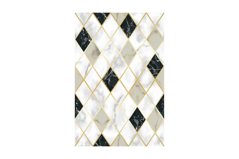 Bedriye Entrémåtte 80x300 cm, Flerfarvet