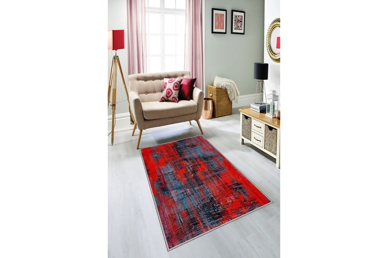 Bedriye Entrémåtte 80x300 cm - Flerfarvet - Tekstiler - Tæpper - Moderne tæppe - Gangmåtter