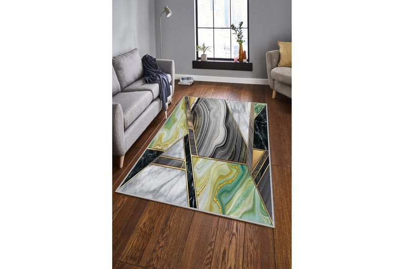 Bedriye Entrémåtte 80x300 cm - Flerfarvet - Tekstiler - Tæpper - Moderne tæppe - Gangmåtter