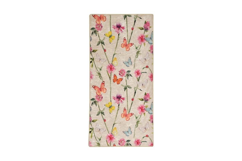 Fikret Entrémåtte 100x300 cm - Flerfarvet/Velour - Tekstiler - Tæpper - Moderne tæppe - Gangmåtter