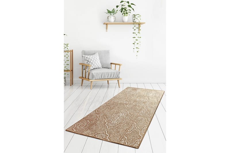 Iravathe Entrémåtte 80x300 cm - Beige/Velour - Hall måtte - Gangmåtter