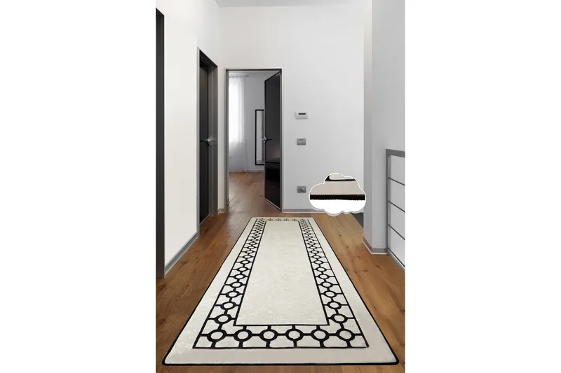 Jatan Løber 80x200 cm Rektangulær, Ecru