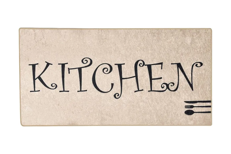 Koilara Entrémåtte 100x300 cm, Flerfarvet/Velour