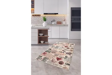 Kouhii Entrémåtte 100x300 cm - Flerfarvet/Velour - Tekstiler - Tæpper - Moderne tæppe - Gangmåtter