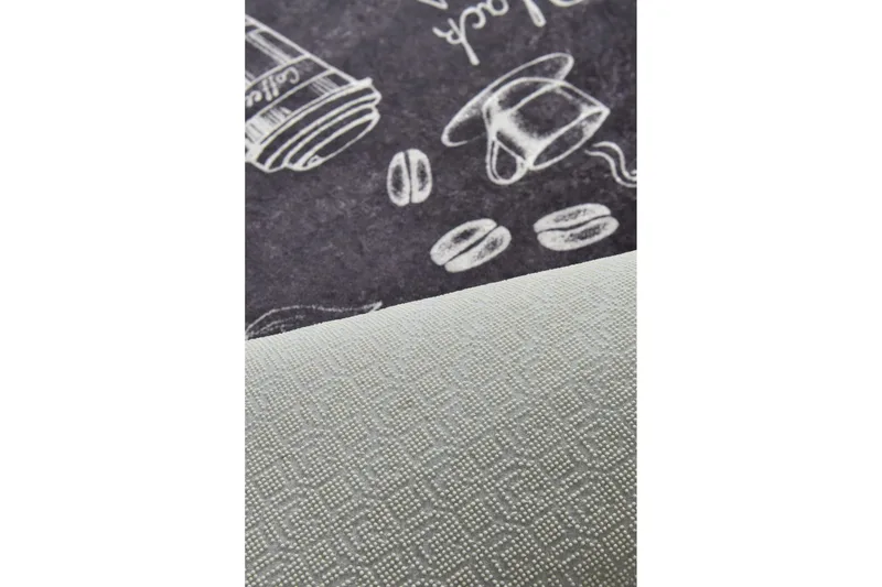 Mikino Entrémåtte 80x300 cm - Sort/Velour - Tekstiler - Tæpper - Moderne tæppe - Gangmåtter