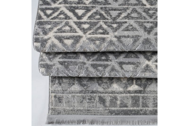 Naveena Løber 120x350 cm Rektangulær - Grå/Creme - Tekstiler - Tæpper - Moderne tæppe - Gangmåtter