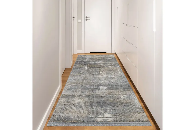 Naveena Løber 120x400 cm Rektangulær - Grå/Beige/Creme - Tekstiler - Tæpper - Moderne tæppe - Gangmåtter