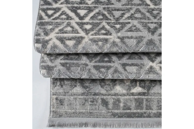 Naveena Løber 80x500 cm Rektangulær - Grå/Creme - Tekstiler - Tæpper - Moderne tæppe - Gangmåtter