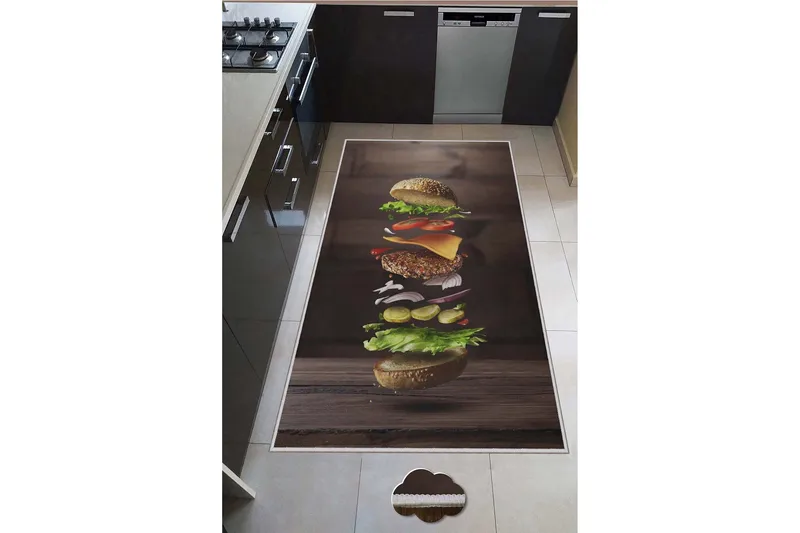 Nobuyoshi Løber 80x150 cm Rektangulær, Flerfarvet