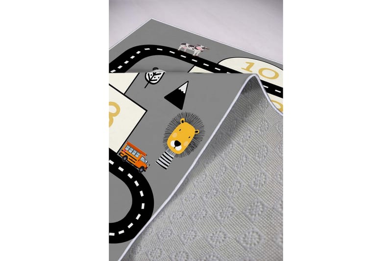 Noojo Løber 100x150 cm Rektangulær - Grå - Tekstiler - Tæpper - Moderne tæppe - Gangmåtter