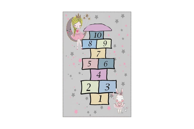 Nooralha Løber 100x150 cm Rektangulært - Flerfarvet - Tekstiler - Tæpper - Moderne tæppe - Gangmåtter