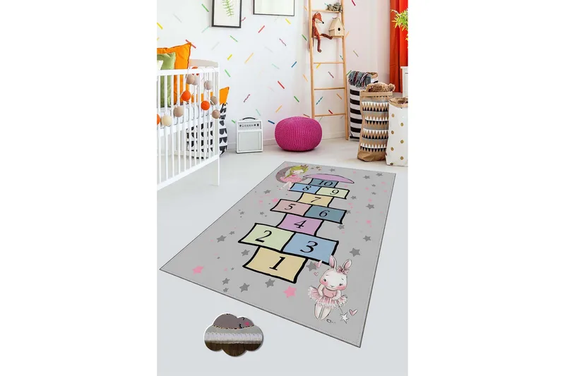 Nooralha Løber 100x150 cm Rektangulært, Flerfarvet