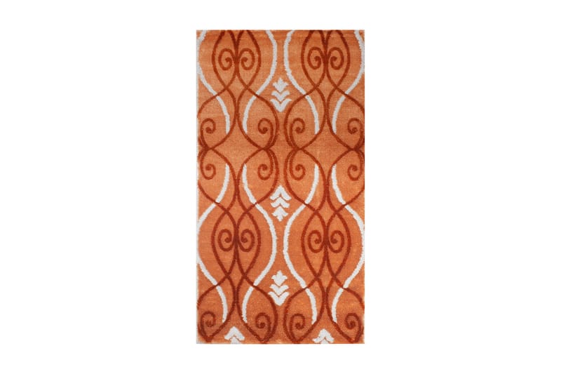 Pierre Cardin Tæppe diamond 80x150 - Orange / Creme - Hall måtte - Gangmåtter