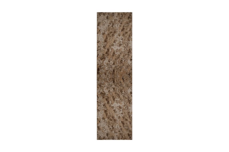 Pierre Cardin Tæppe diamond 80x300 - Creme / Brun - Tekstiler - Tæpper - Moderne tæppe - Gangmåtter