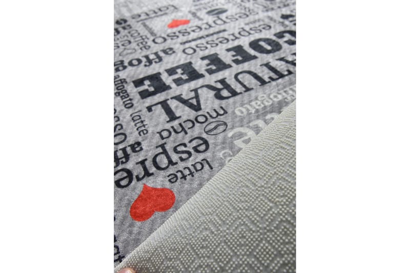 Tugrul Entrémåtte 100x300 cm - Grå/Velour - Tekstiler - Tæpper - Moderne t�æppe - Gangmåtter