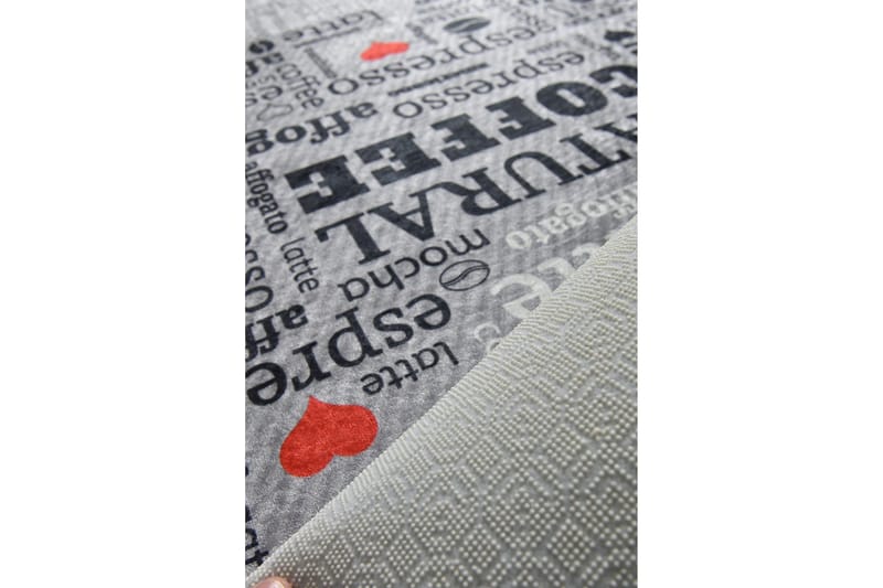 Tugrul Entrémåtte 80x300 cm - Grå/Velour - Tekstiler - Tæpper - Moderne tæppe - Gangmåtter