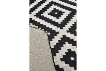 Umukara Entrémåtte 100x300 cm - Sort/Hvid - Tekstiler - Tæpper - Moderne tæppe - Gangmåtter