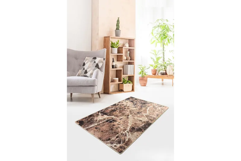 Zithunzi Entrémåtte 100x300 cm - Flerfarvet/Velour - Tekstiler - Tæpper - Moderne tæppe - Gangmåtter