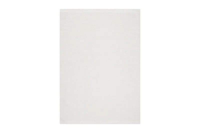 Gango Uldtæppe 140x200 cm Rektangulær - Hvid - Tekstiler - Tæpper - Moderne tæppe - Uldtæppe