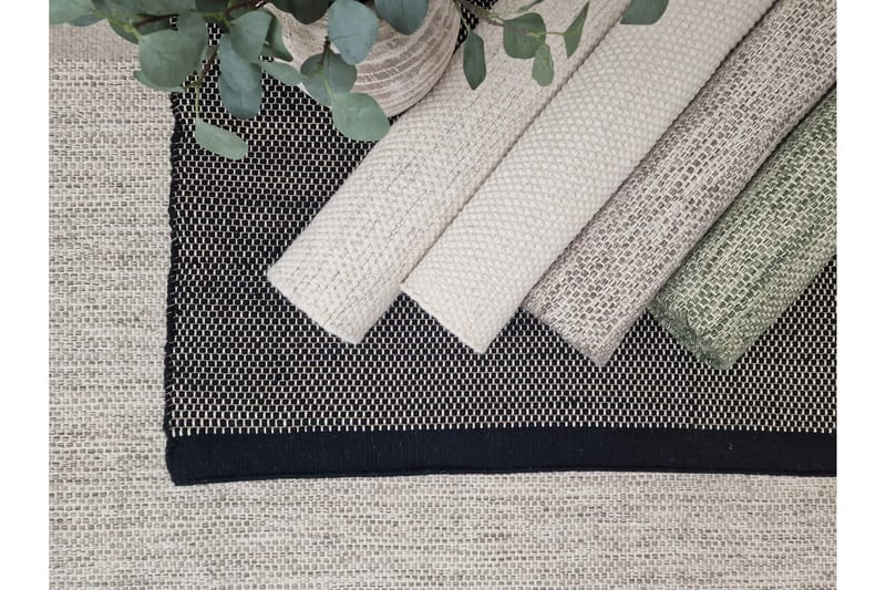 Gango Uldtæppe 160x230 cm Rektangulær - Hvid - Tekstiler - Tæpper - Moderne tæppe - Uldtæppe