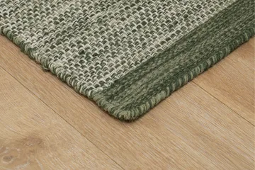 Gango Uldtæppe 300x400 cm Rektangulær - Grøn - Tekstiler - Tæpper - Moderne tæppe - Uldtæppe