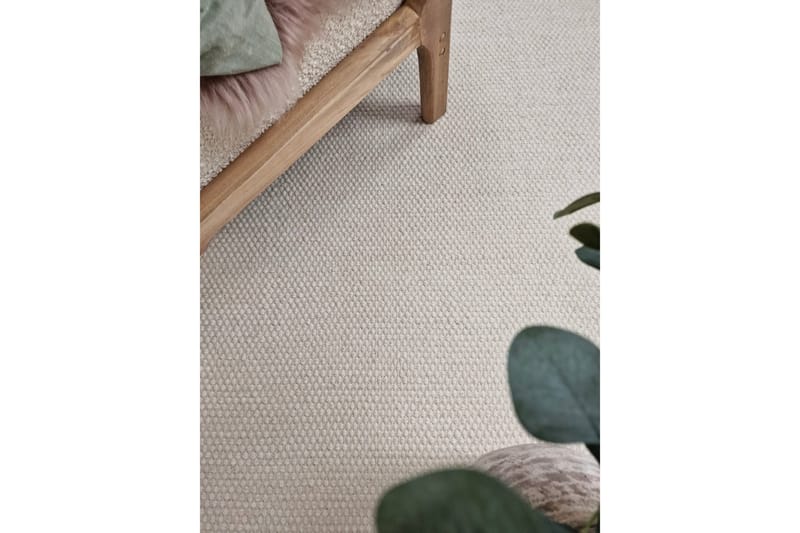 Gango Uldtæppe 300x400 cm Rektangulær - Hvid - Tekstiler - Tæpper - Moderne tæppe - Uldtæppe