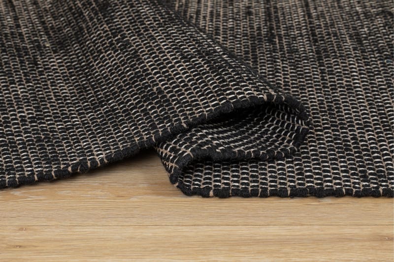 Gango Uldtæppe 300x400 cm Rektangulær - Sort - Tekstiler - Tæpper - Moderne tæppe - Uldtæppe