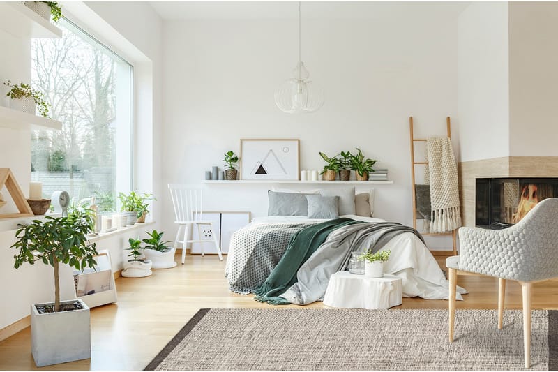 Gango Uldtæppe 300x400 cm Rektangulær - Taupe - Tekstiler - Tæpper - Moderne tæppe - Uldtæppe