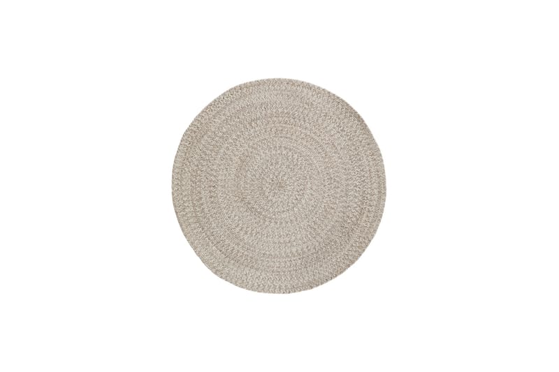 Gendu Uldtæppe Ø160 cm Rund - Beige - Tekstiler - Tæpper - Moderne tæppe - Uldtæppe