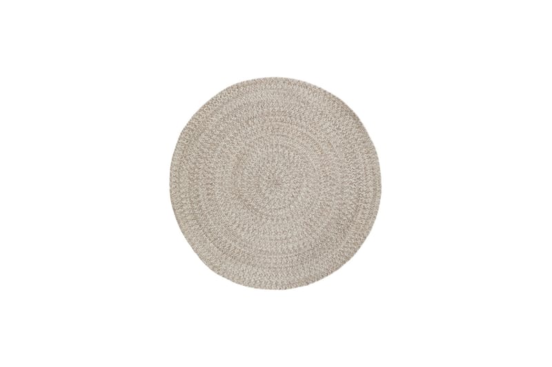 Gendu Uldtæppe Ø200 cm Rund, Beige