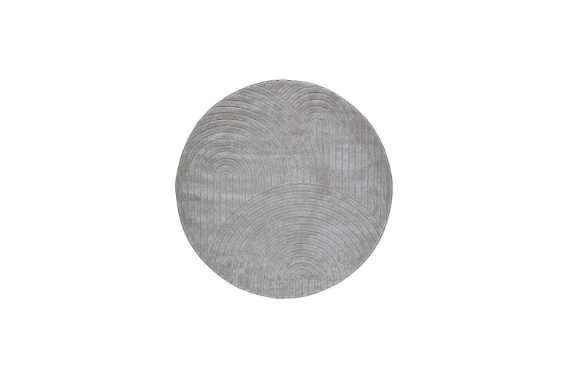 Genova Wiltonstæppe 120x120 cm Rund - Grå - Tekstiler - Tæpper - Moderne tæppe - Wiltontæpper