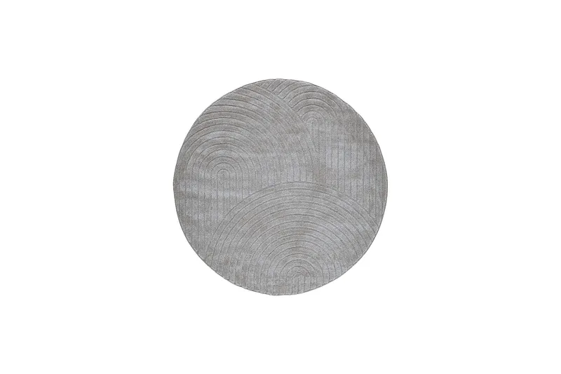 Genova Zen Wiltonstæppe 120x120 cm Rund, Grå