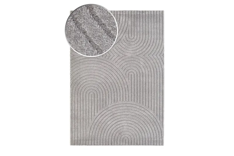 Genova Zen Wiltonstæppe 280x380 cm Rektangulær - Grå - Tekstiler - Tæpper - Moderne tæppe - Wiltontæpper